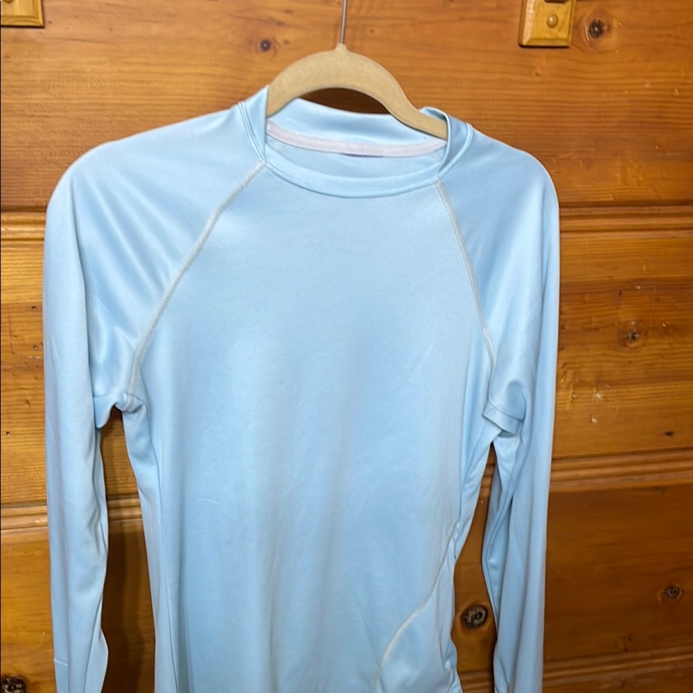 Patagonia Light Blue Long Sun shirt